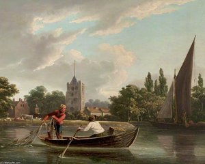 Fishing Boat At Fulham — John Thomas Serres