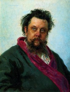 Portrait Of The Composer Modest Musorgsky — Ilya Yefimovich Repin