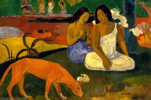Amusement — Eugène Henri Paul Gauguin, Post-impressionism Style
