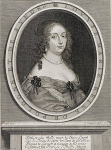 Portrait Of Queen Marie Louise Gonzaga — Robert Nanteuil