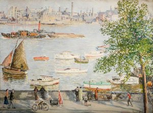 Ships On The Thames — Fairlie Harmar