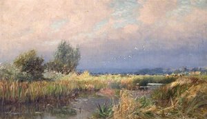Dark Clouds Over The Frome — Frederick William Newton Whitehead