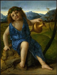 The Infant Bacchus, Probably Ngw — Giovanni Bellini
