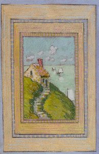 House On A Cliff — Camille Pissarro