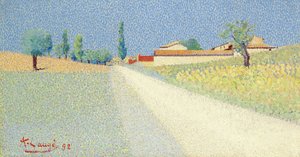The Road In Compagne, (1892) — Achille Laugé