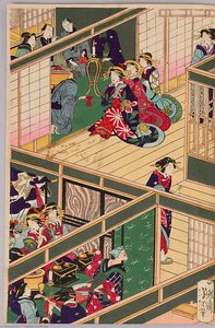 Inside A Brothel — Tsukioka Yoshitoshi