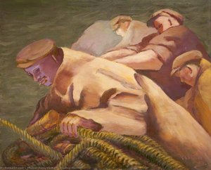 Hauling The Nets — Thomas Henry Roskell