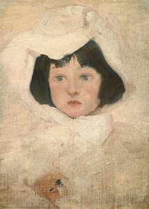 Little Girl In White — Winslow Homer, Impressionism