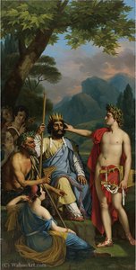 Pollo Punishes Midas For His False Judgement By Condemning Him To Sport An Ass's Ears — Joseph Paelinck