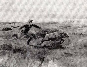 No Ketchum, (painting) — Charles Marion Russell