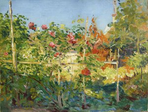 Garten In Trouville — Gustave Caillebotte, Impressionism