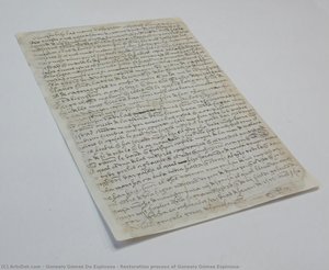 Restoration Process Of Gonzalo Gómez Espinosa — Gonzalo Gómez De Espinosa