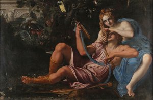 Rinaldo And Armida — Анибале Карачи, Baroque Painting