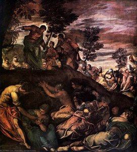 The Miracle Of The Loaves And Fishes — Tintoreto, Baroque