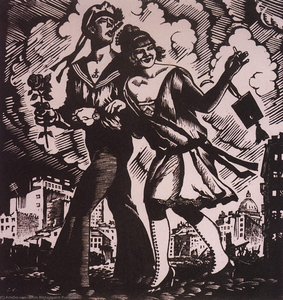 Sailor And His Girl — Boris Mikhailovich Kustodiev
