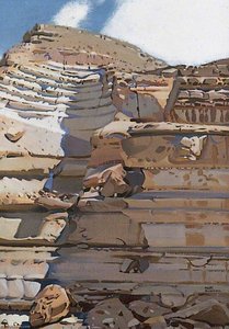 Sunlit Cliff, Arabian Desert — Keith Henderson