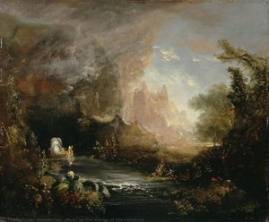 Study For The Voyage Of Life Childhood — Thomas Cole, Hudson River School