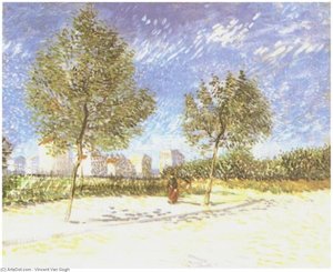 On The Outskirts Of Paris — Vincent Willem Van Gogh