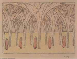 Stage Design For 'the Lake' Of Julius Bittner — Koloman Moser