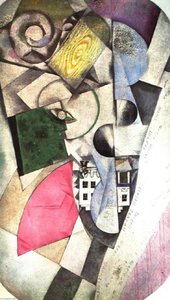Cubist Landscape — Marc Chagall, Cubist Landscape