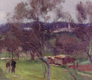 Olive Trees Corfu — John Singer Sargent, Impressionism