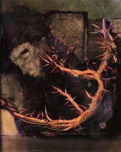 Christ With Red Thorns — Odilon Redon, Symbolism