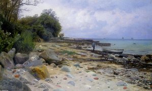 Looking Out To Sea — Peder Mørk Mønsted