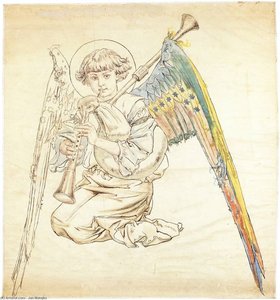 Angel With Flutes — Jan Matejko