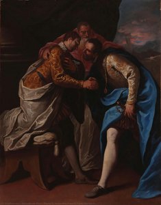 Paolo Iii Reconciles Francis I And Charles V — Sebastiano Ricci, Baroque Painting
