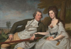 Benjamin And Eleanor Ridgely Laming — Charles Willson Peale