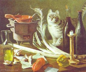 Still Life with Cat