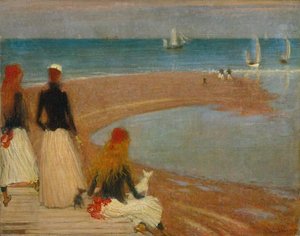 The Beach At Walberswick — Philip Wilson Steer