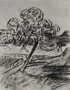 Study Of A Fruit Tree — Vincent Willem Van Gogh, Post-impressionism