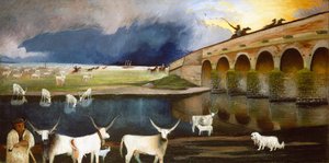 Storm Over The Great Hortobagy — Tivadar Csontváry Kosztka