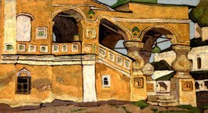 Uglich. Porch. — Nikolai Konstantinowitsch Roerich, Art Nouveau