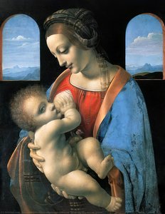 Madonna Litta, Ca Tempera On Canvas, Trans — Leonardo Da Vinci, Renaissance