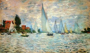 Regatta At Argenteuil — Claude Monet, Impressionism