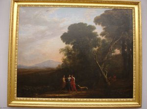 Roman Ideal Landscape With Cephalus, Procris, And Diana — Claude Lorrain (claude Gellée), Baroque