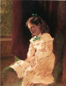 A Young Girl By The Window — John George Brown