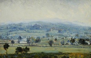 Middleham Castle From Spennithorne, North Yorkshire — Joseph Alfonso Toft