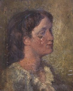 Portrait Of A Lady In Profile — Thomas Stuart Smith