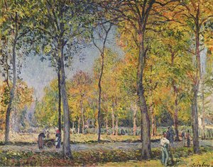 The Forest At Boulogne — Alfred Sisley, Impressionism
