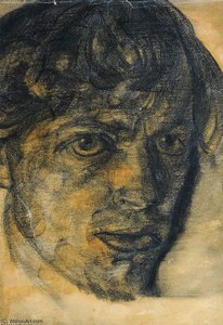 Self-portrait — Boris Dmitrievich Grigoriev