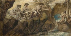Ulysses And The Sirens — Edward Calvert