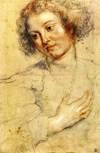 Cabeza Y Mano Derecha De Una Mujer — Pedro Pablo Rubens, Baroque Style
