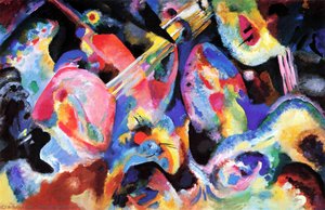 Improvisación De Inundación — Wassily Wassilyevich Kandinsky, Expresionismo Abstracto