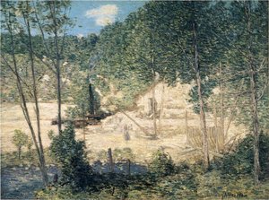 The Building Of The Dam — Julian Alden Weir