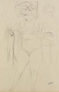 Burlesque Show, New York — George Grosz