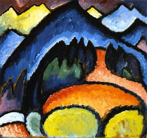 Oberstdorf (also Known As Mountains) — Alexej Von Jawlensky, Expressionism
