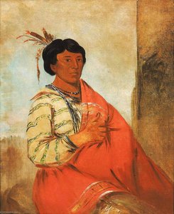Gaw Záw Que Dung, Er Der Ruft — George Catlin, Amerikanischer Akademismus